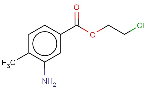 3-AMINO-4-METHYLBENZOIC ACID 2'-CHLOROETHYL ESTER